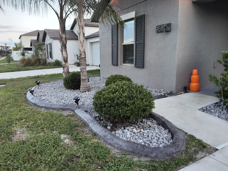 After: Driveway Border Upgrade