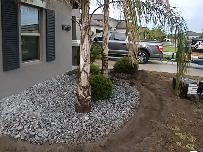 Before: Driveway Border Upgrade